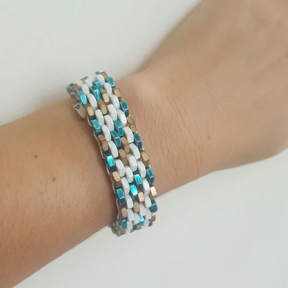 Unique, hand made metal bracelet!